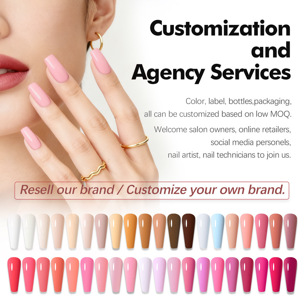 HONEY GIRL Custom Nail Art DIY Palette 21 Styles 9 Color UV LED Soak-Off French Satin Pat Pat Gel Private Design