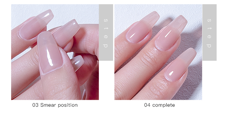 Gel Texture and Polish Brush Detail