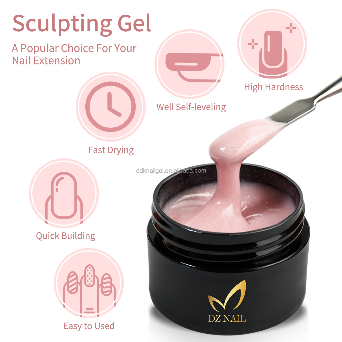 Professional Nail Eco-Friendly HEMA &amp; TPO Free High Transparent Nail Extension Gel OEM ODM Suitable for Global Resale
