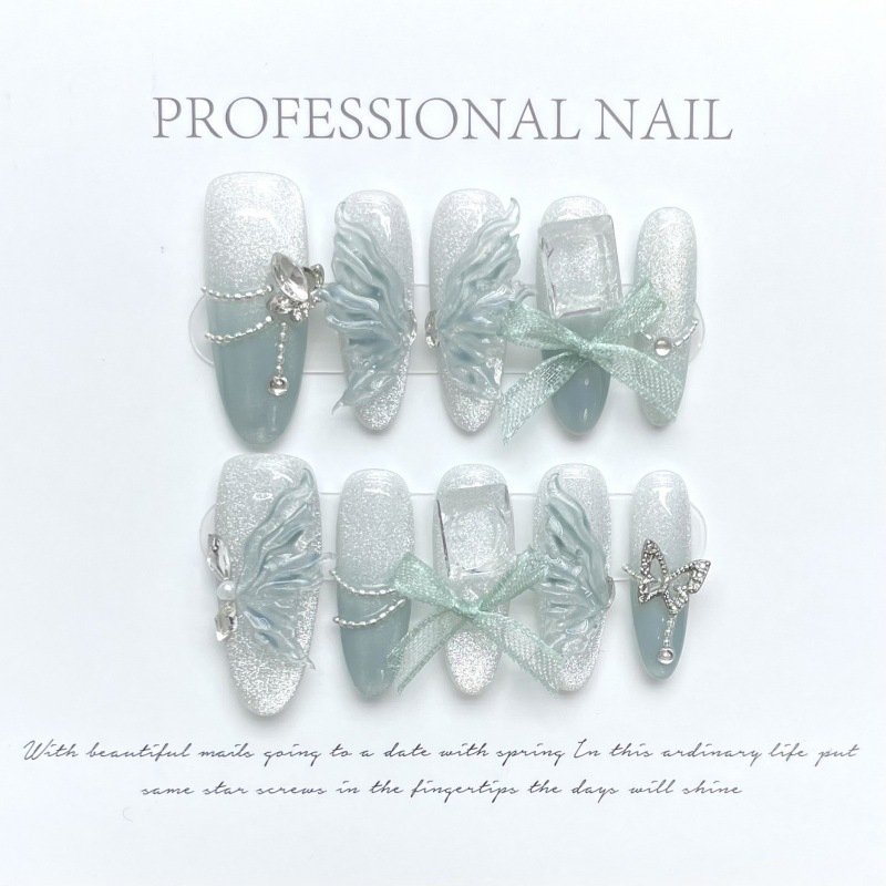High Quality Press on Nails Private Label Custom Acrylic Artificial Gel Art Nails
