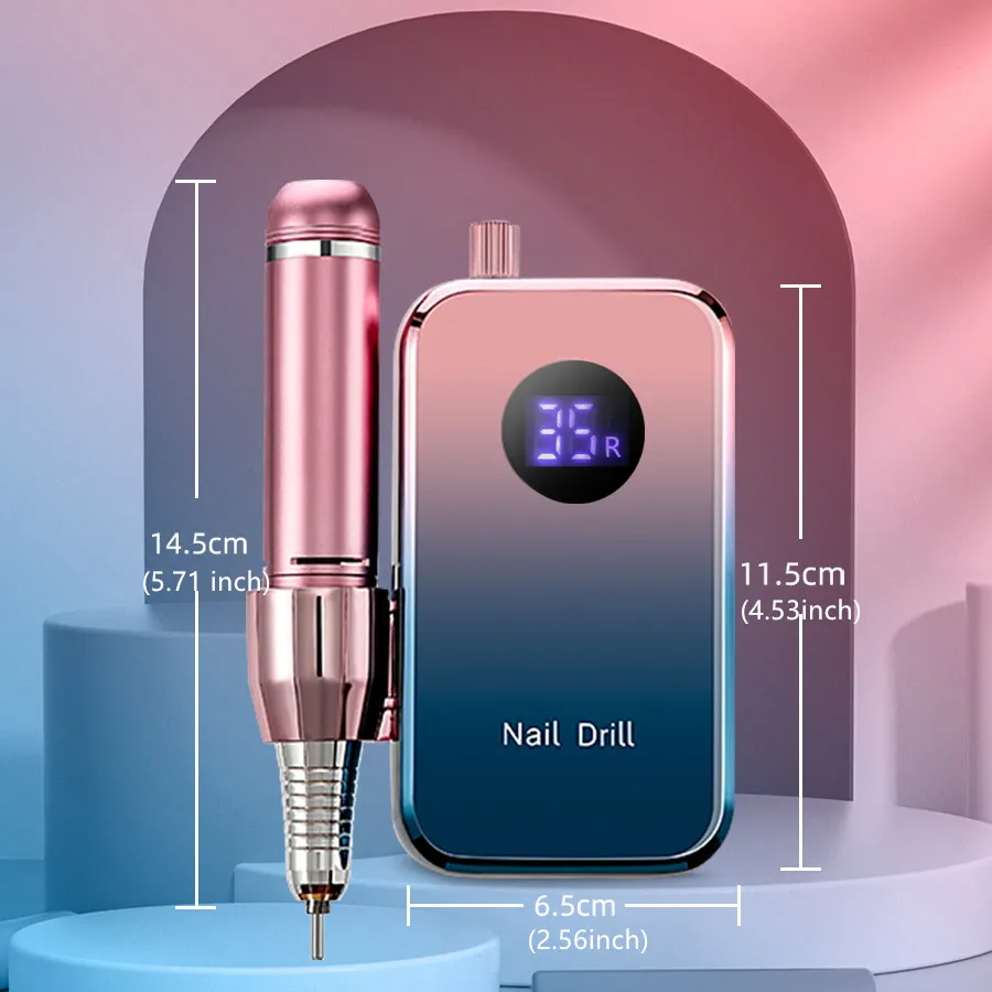 Premium Electric Nail Drill Package Items
