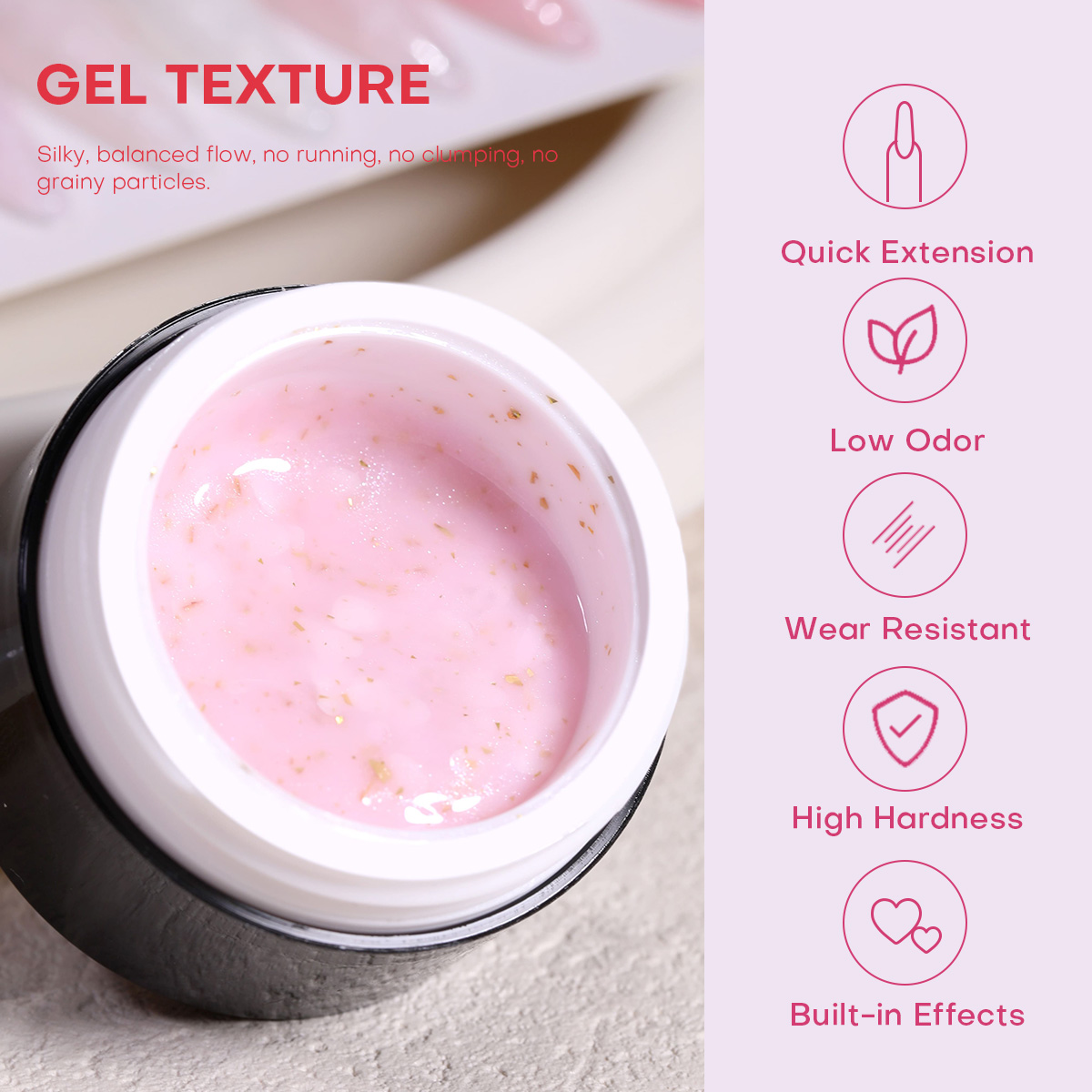 Eco Friendly Hema Free TPO Free Poly Gel Nail Kit Hard Gel Collection For Nail Art Salon Use