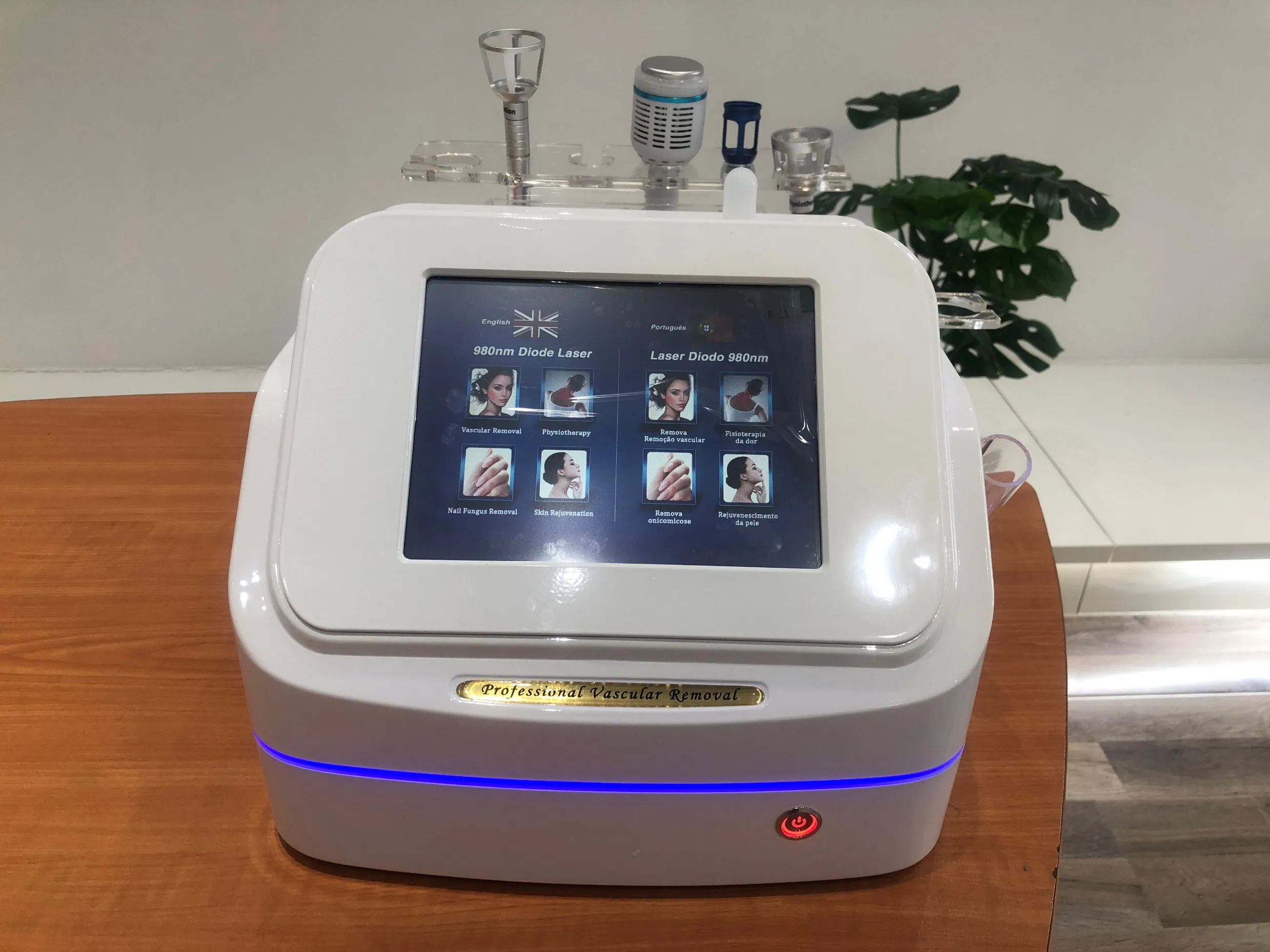 2025 New Weifang Km Medical Grade 980nm Spider Vein Removal Vascular Removal Machine Nail Fungus Onychomycosis Laser Treatment