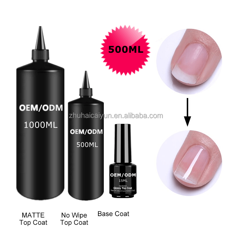 45 Days Long Lasting Gel Nail No-Wipe Shiny Top for Professional Nail Salon