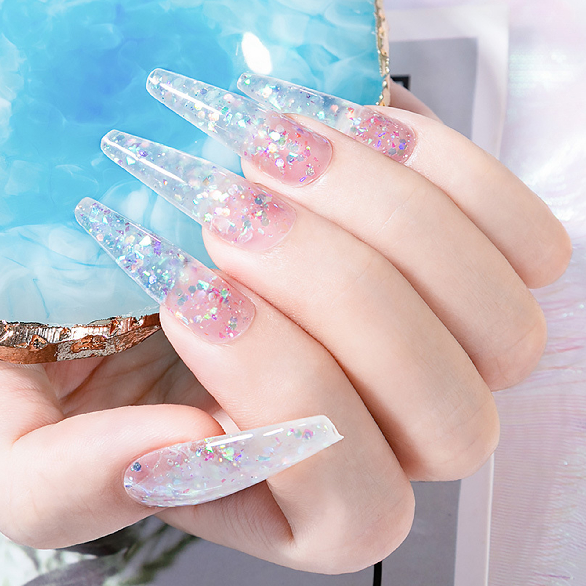 Hot Sale Private Label Nail Secret DIY Nail Extension UV LED Poly Nail Gel Polish Set 15ml 36 Colors Non-Toxic Easy Apply