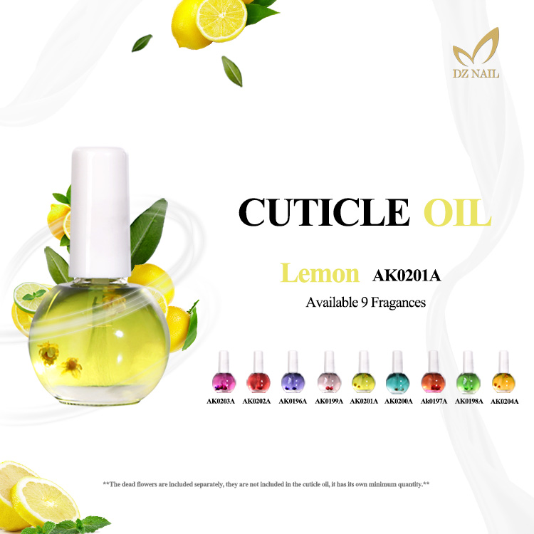 DZ Custom Private Label Logo Dry Flower Nutrition Cuticle Oil 5ml Bulk Nail Care Free Sample Cuticle Oil Custom logo