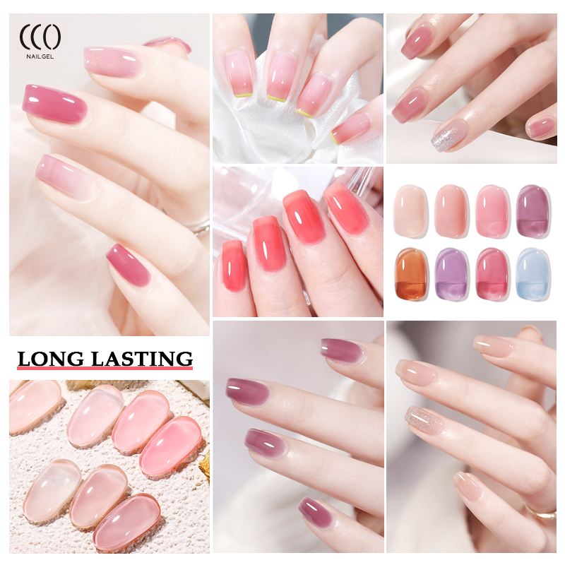 Wholesale 30g Organic Vegan Nail Supplies Custom Private Label Uv Nail Jelly Gel Polish