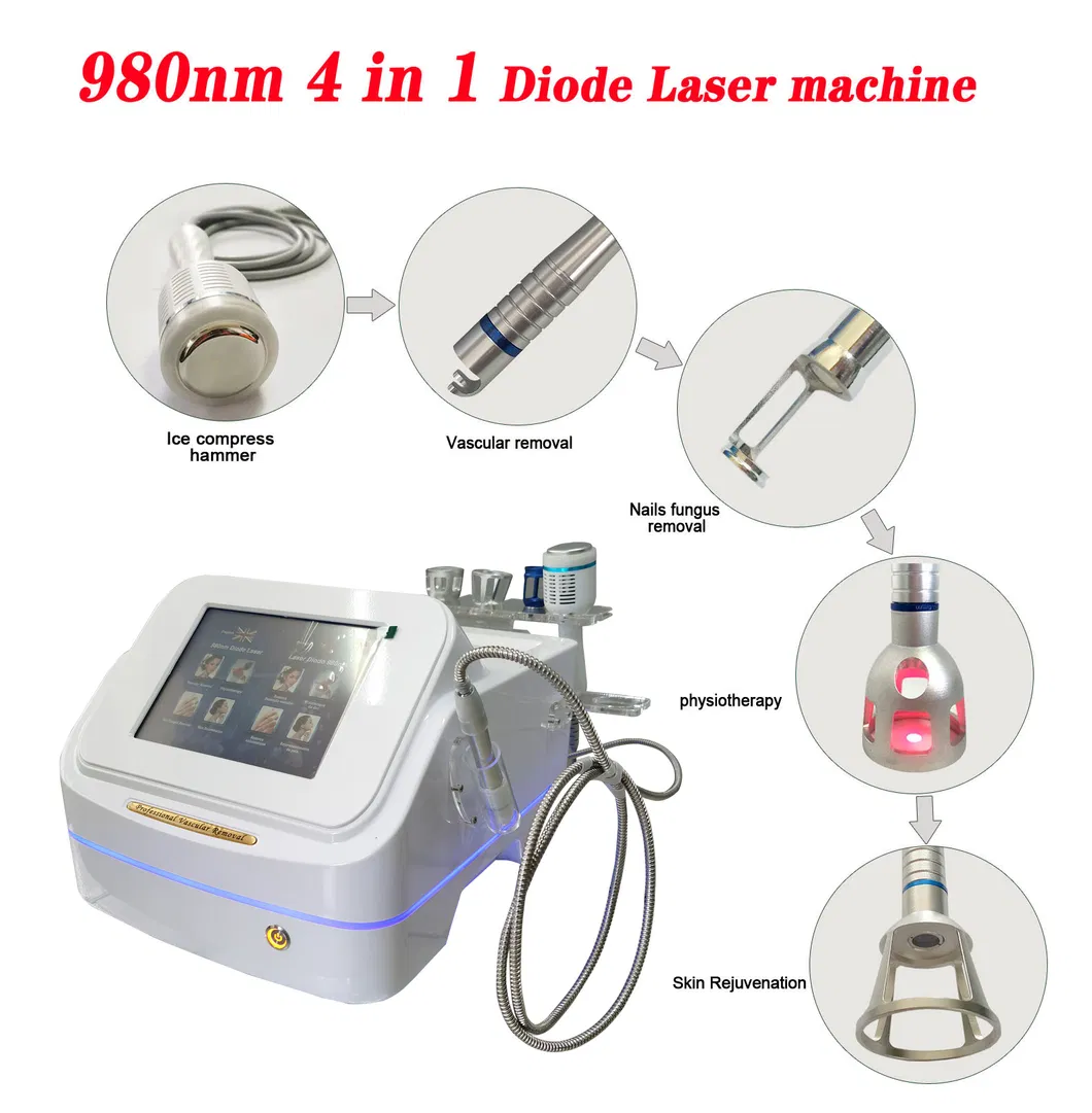 980nm Spider Vein Removal Vascular Removal Machine