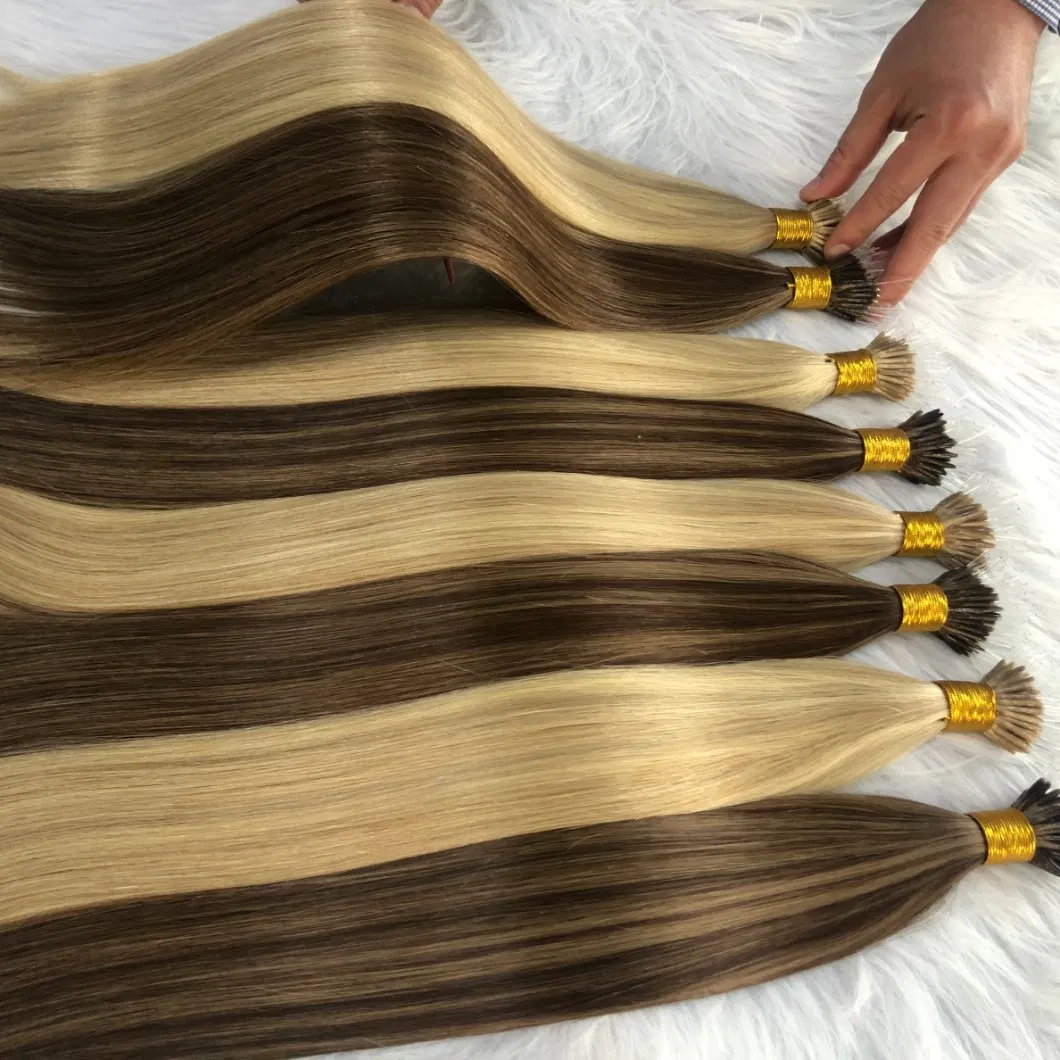 Customizable Non-Tangled Plastic Nano Hair Tip Human Hair Products From China