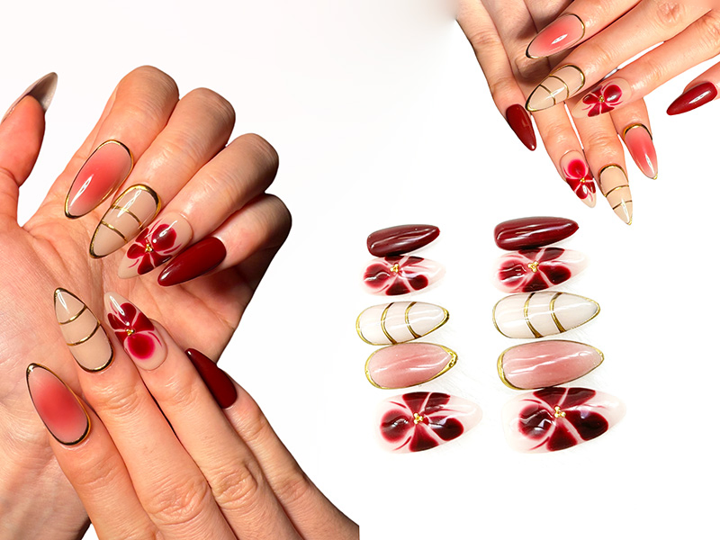 100% Handcrafted Luxury Nail Art Designs