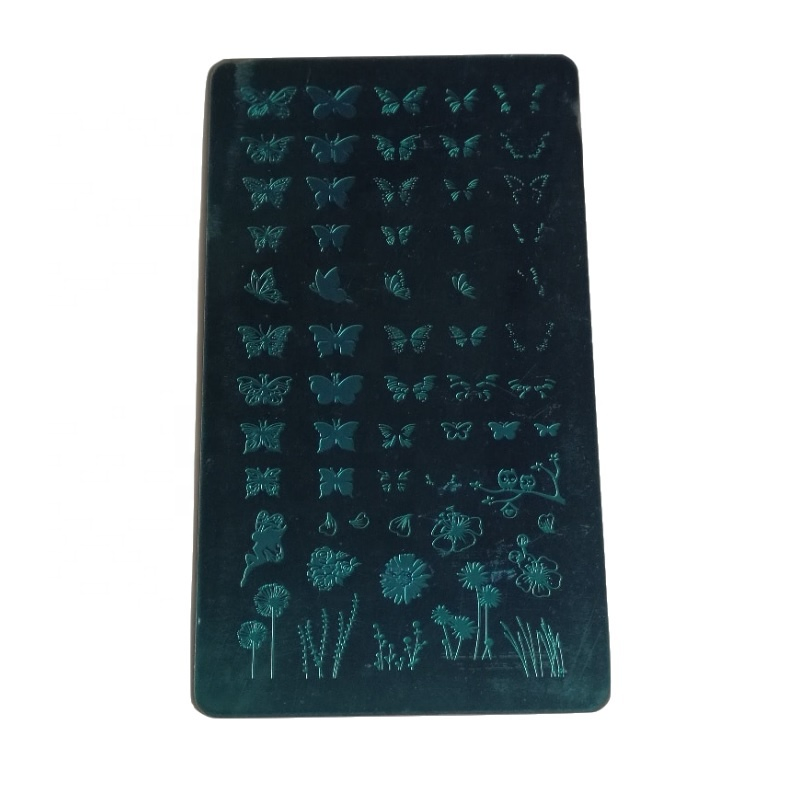 Custom Nail Art Stamp Stamping Image Plate Stainless Steel Template
