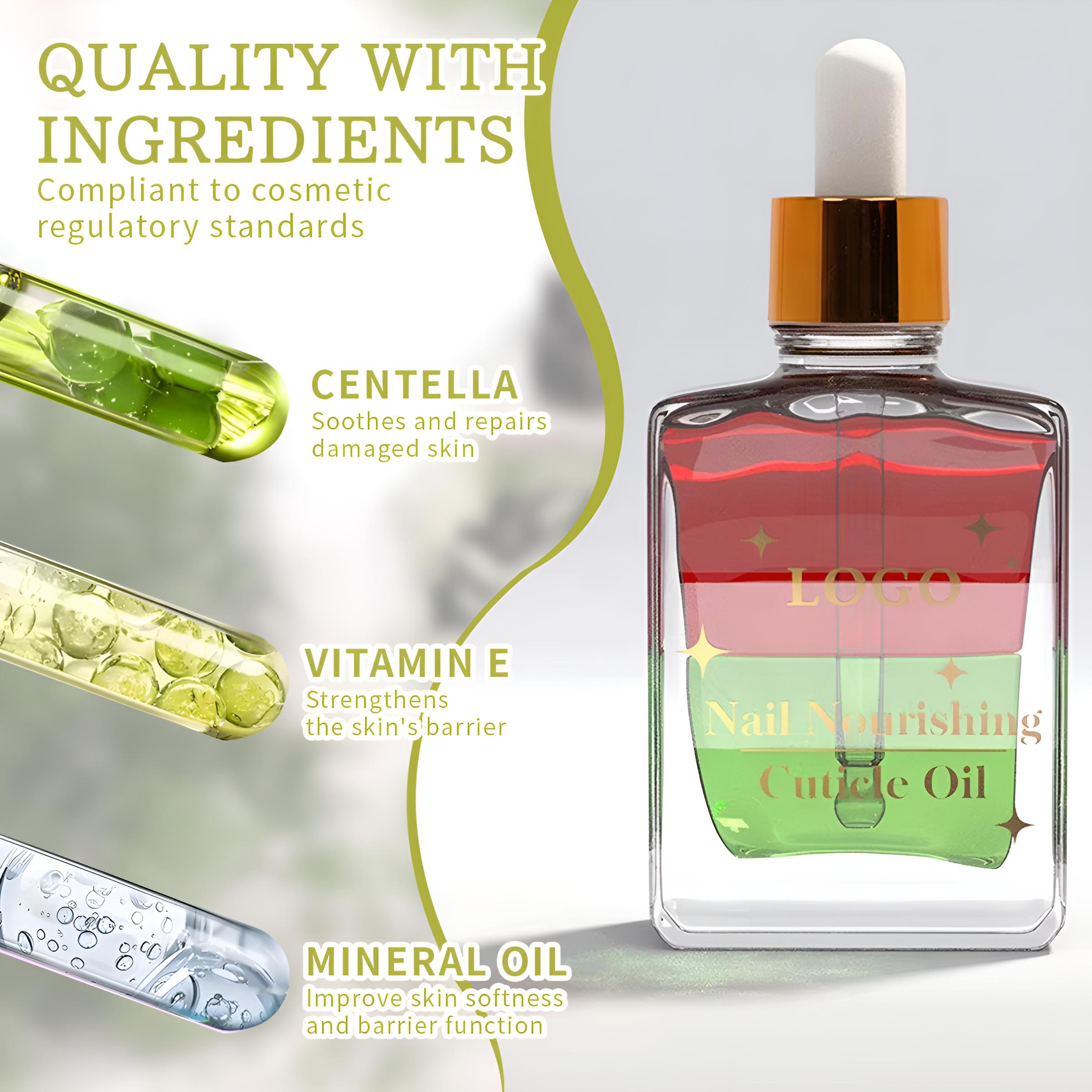 Private Label Vitamin E Cuticle Oil Quickly Nourishes Cuticles Nail Care Repair Organic Natural Vegan Scented Nail Oil Factory