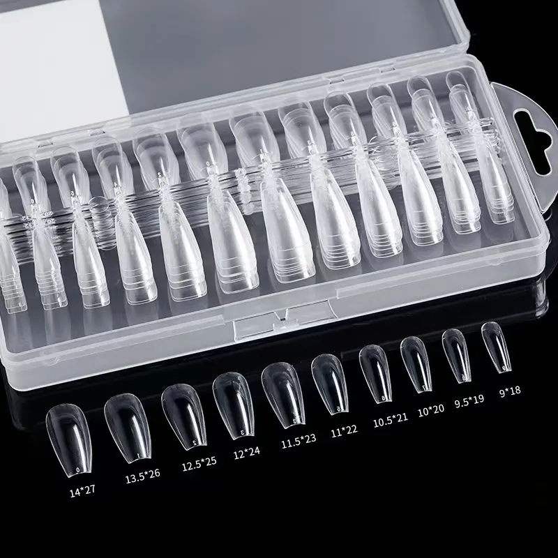 High Quality Transparent Non-Marking Pointed Drop-Shaped Ultra-Thin Nail Art