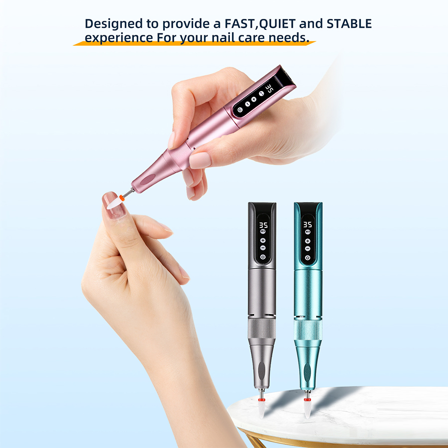 Duofu Professional Cordless Nail Drill for Precise Manicure and Pedicure
