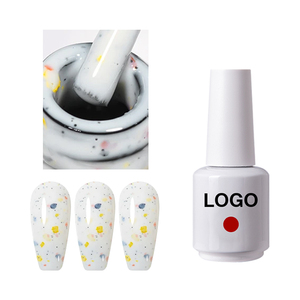 New Private Label Custom Logo Rubber Base Gel OEM Manufacturing Wholesale Soak-Off Gel Nail Polish for Salon &amp; Art Use