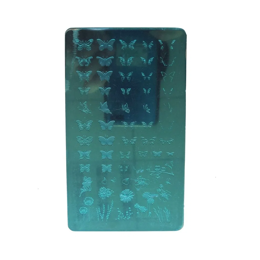 Customized New Square Stainless Steel Image Stamping Nail Art Template