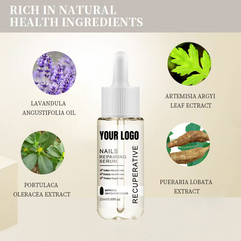 Gray Nail Polish Uneven Thick Spot Soft Repair Fluid Nail Serum for Repair Finger Edge Nail Polish Repair Fluid
