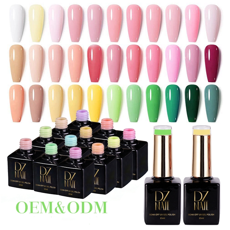 HEMA Free TPO Free UV Gel Polish Soak Off LED UV Nail Gel Polish Private Label OEM Wholesale for Nail Salon
