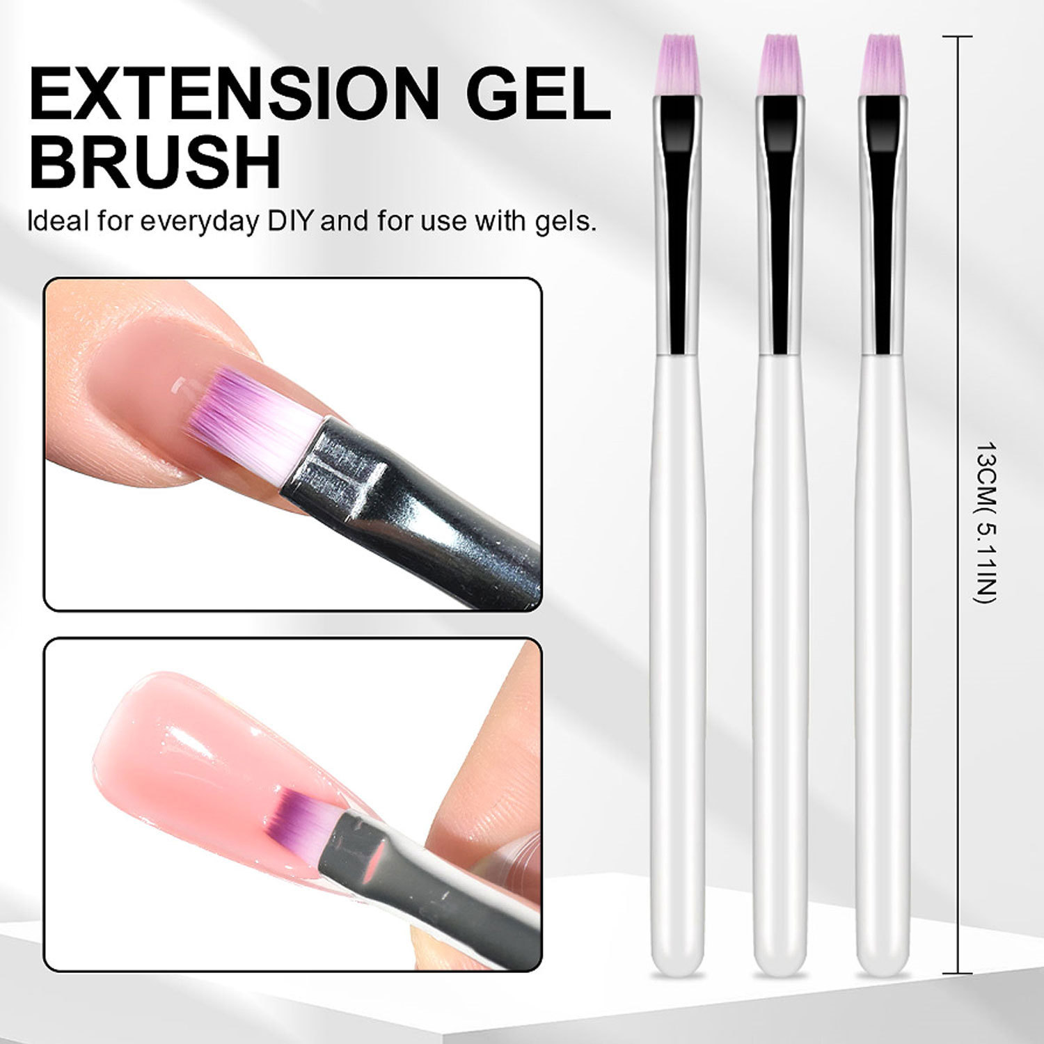 Limegirl Ombre Nail Gel Kit - 8 Colors Gradient Gel with Sponge, Brush & Tools for DIY Salon-Quality Nail Art (UV/LED, No Wipe)