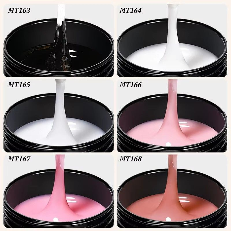 Private Label 150ml Professional Repair Strengthening Nail Reinforcement Fiber Glass Rubber Base Gel Builder Gel