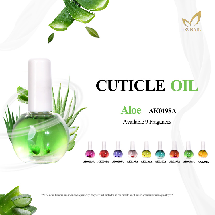 OEM Environmental Harmless Nail Gel Polish Care Dry Flower Blossom Organic Fruit Natural Extract Private Label logo Cuticle Oil
