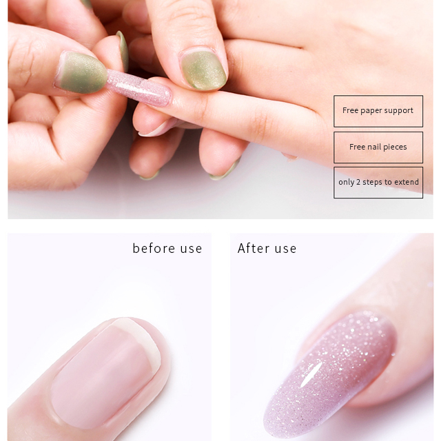 Menghe Professional Factory Manufacturer Jelly clear Top Coat Wholesale 50g Jar Jelly Extension Gel for Nails