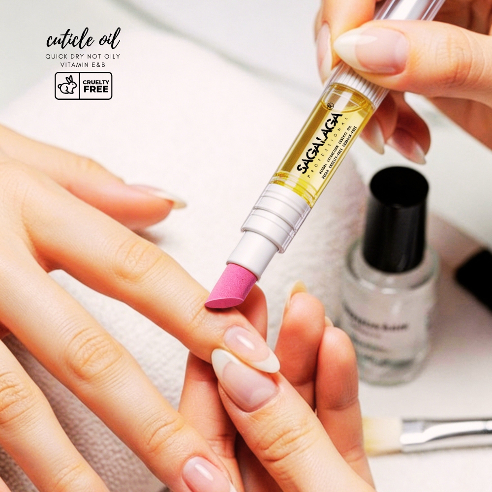 Cuticles Nail Repair Sweet Almond Oil Private Logo Box Packing Nail Nutrition Moisturizing Oil Softening &amp; Treatment