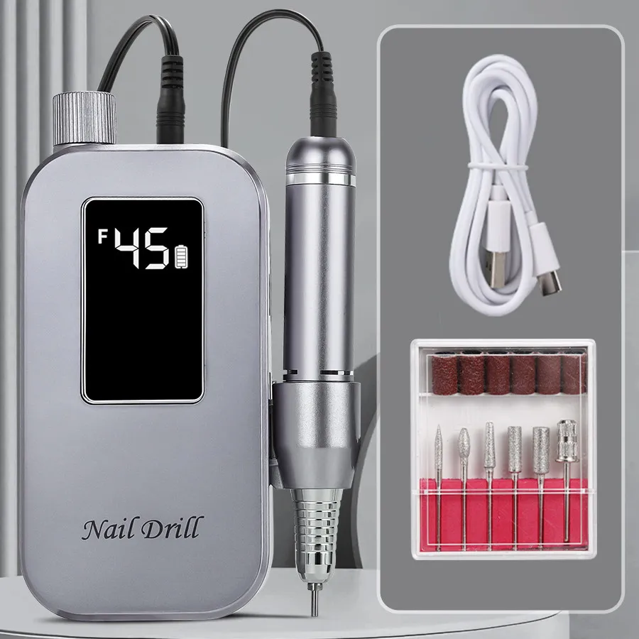 Convenient Nail Drill for Effortless Polishing and Manicure Anywhere