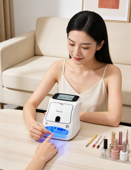 Professional Intelligent Automatic 3D Desktop Nail Art Printer Multifunctional Digital Nail Painting Machine for Salon Home Use