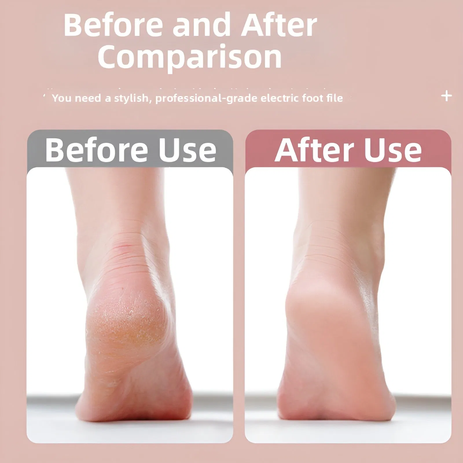 PG12 Rechargeable Electric Foot Dead Skin Exfoliator Care Pedicure Beauty Device