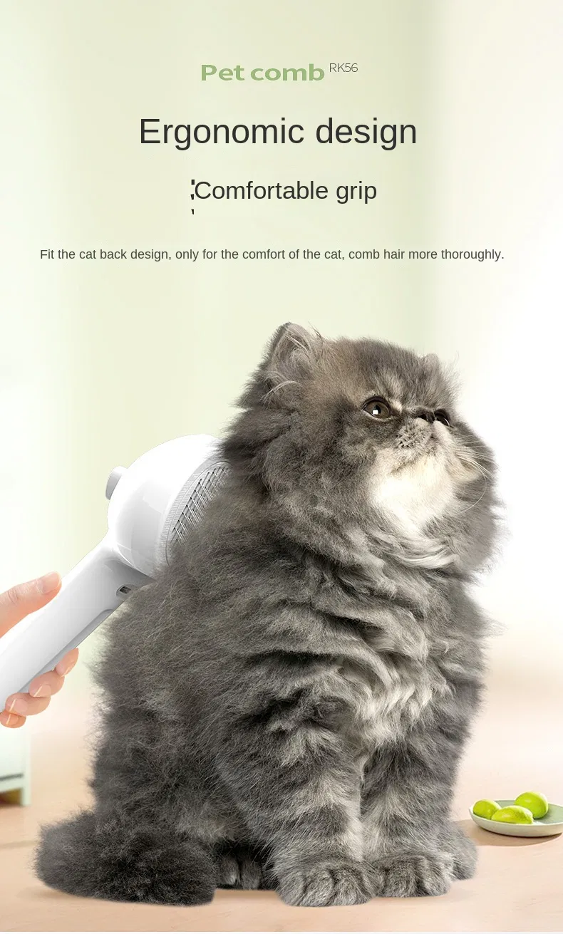 Herramienta de cuidado y aseo para mascotas recargable por USB para amigos peludos felices