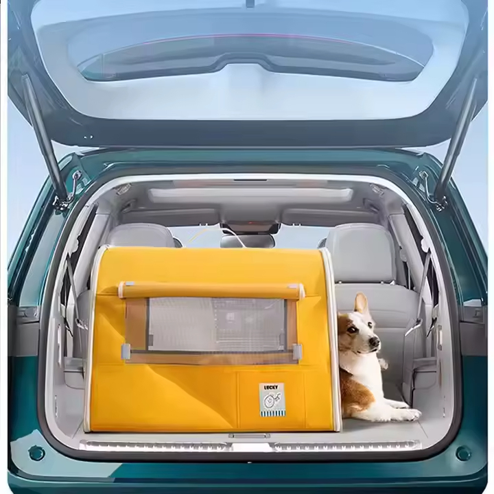 Funda de asiento para perro premium 2-in-1 para seguridad en viajes