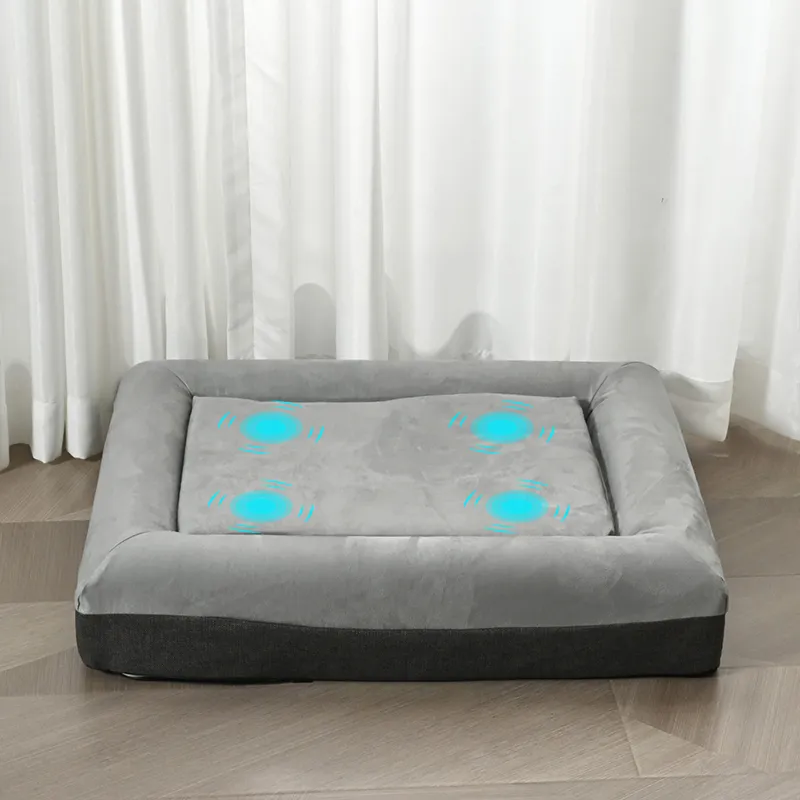 Cama de mascotas con función de masaje