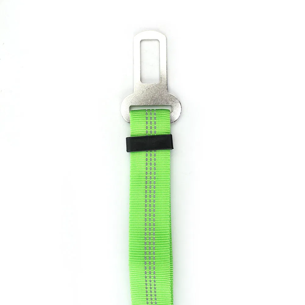 Pb-001 Accesorios para mascotas cinturón de seguridad ajustable para perros en el coche con bungee de nylon y amortiguador elástico