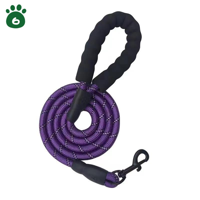 Nueva correa de nylon reflectante para perros medianos y grandes, correa para mascotas a prueba de explosiones de ventas directas