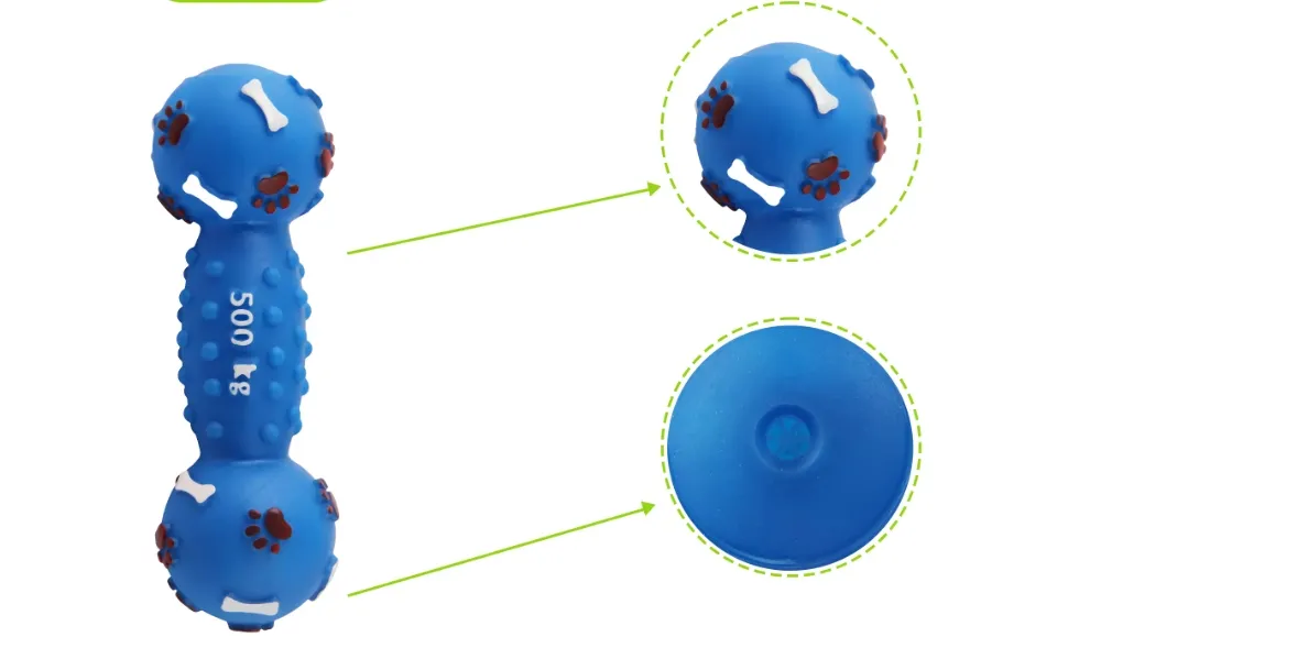 Juguete de masticar interactivo para perros grandes, resistente a mordidas, hecho de goma molar ecológica, ideal para entrenamiento