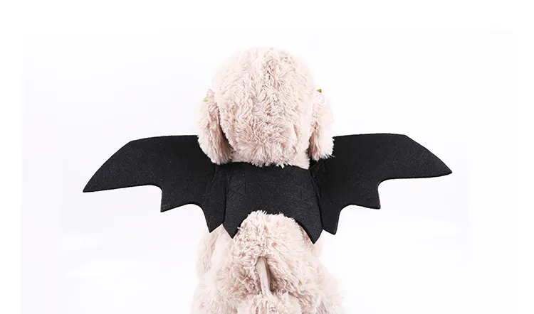 Ropa de Halloween para perros grandes, disfraz de cosplay, ropa de alas de murciélago para mascotas