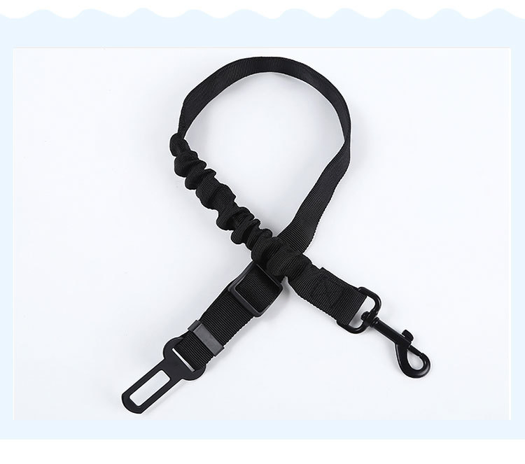Pet Car Seat Belt Elastic Retractable Car with Traction Rope Car Safety Rope Pet Supplies