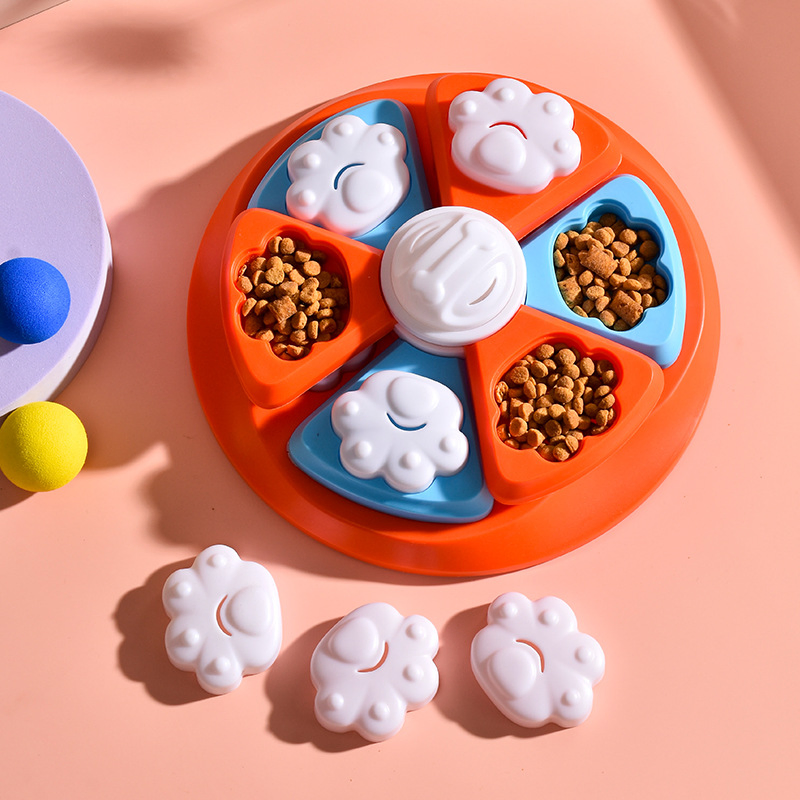 Comedero lento para perros, juego interactivo de alimentación para mascotas, rompecabezas para perros, juguetes de rompecabezas para perros para entrenamiento de inteligencia, suministros para mascotas