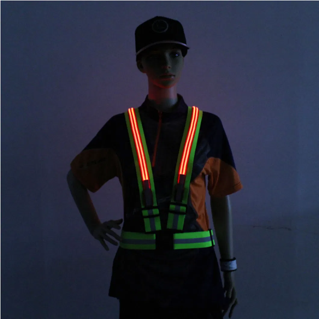 Equipo de Correr Chaleco de Alta Visibilidad para Correr, Caminar, Jogging, Ciclismo