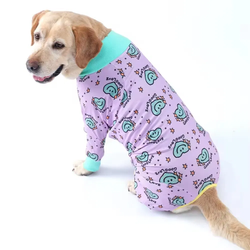 Conjunto de pijamas de lujo para perros, ropa de bambú, ropa para mascotas, pijamas premium para perros