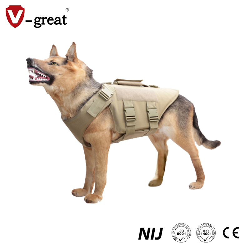 Arnés de perro traje táctico de seguridad Nij IIa / chaleco salvavidas para perro