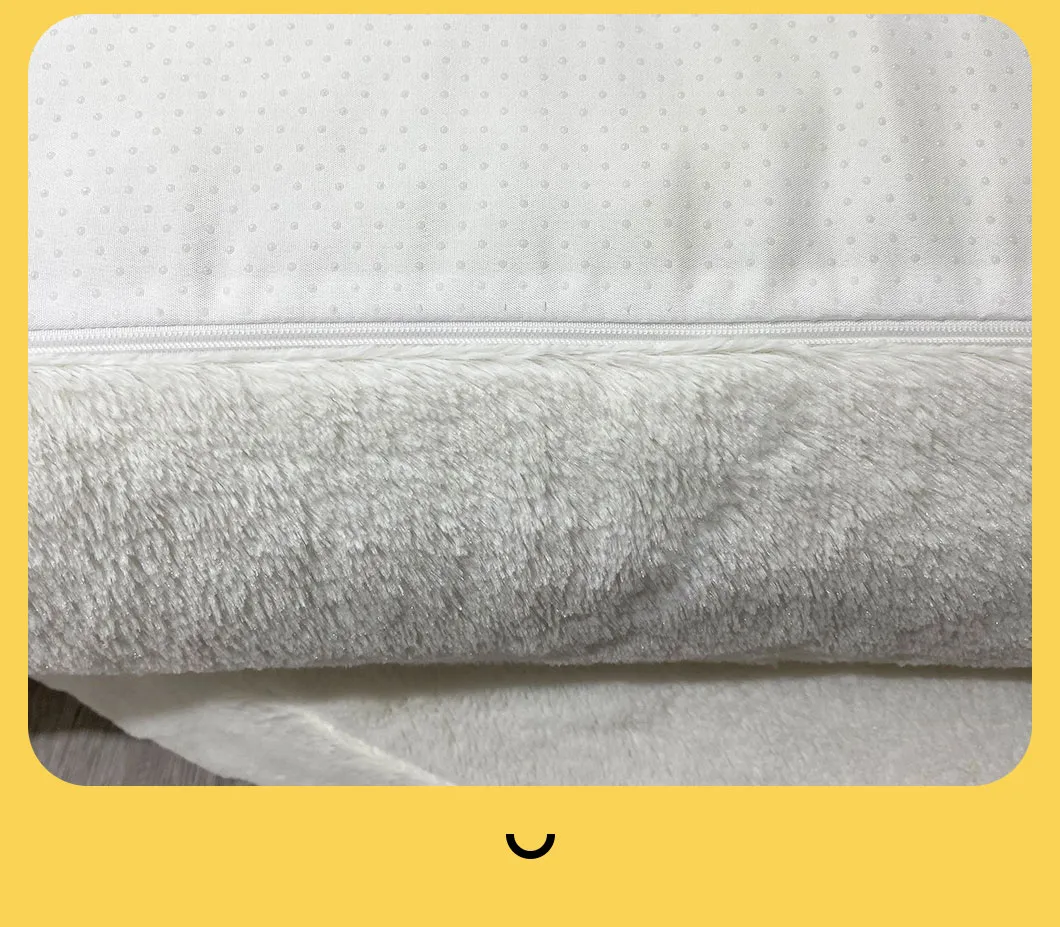 Tela de fieltro antideslizante no tejido cómoda para cama de perro y gato, relleno de fibras recicladas