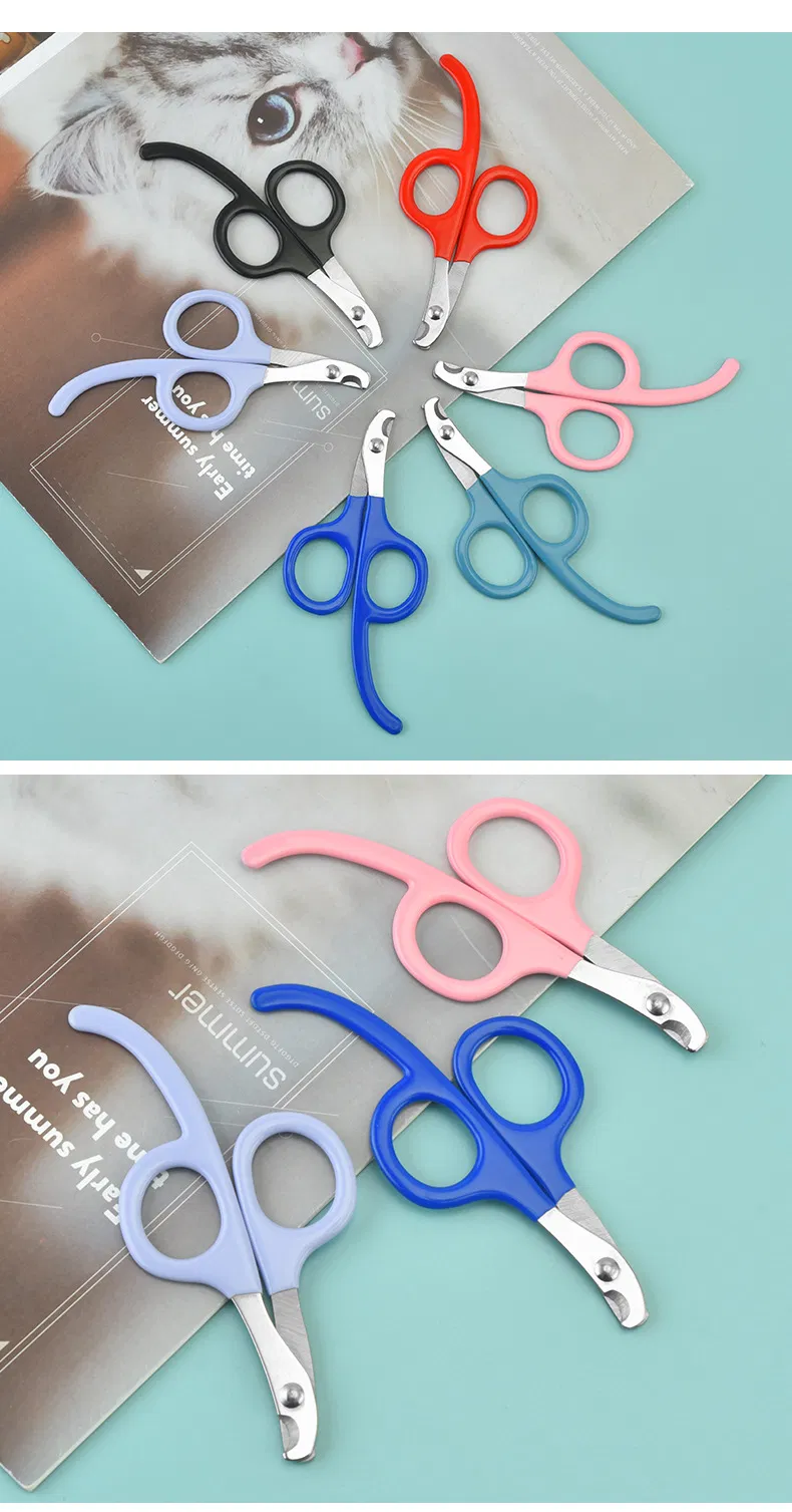 Tijeras mini para uñas de gato y perro para el cuidado y la limpieza de mascotas