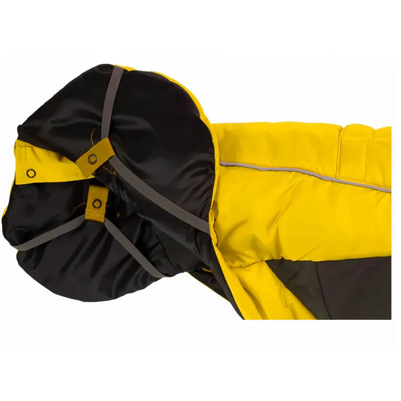 Chaqueta de perro acolchada impermeable y reflectante para invierno, abrigo cálido para perros medianos y grandes