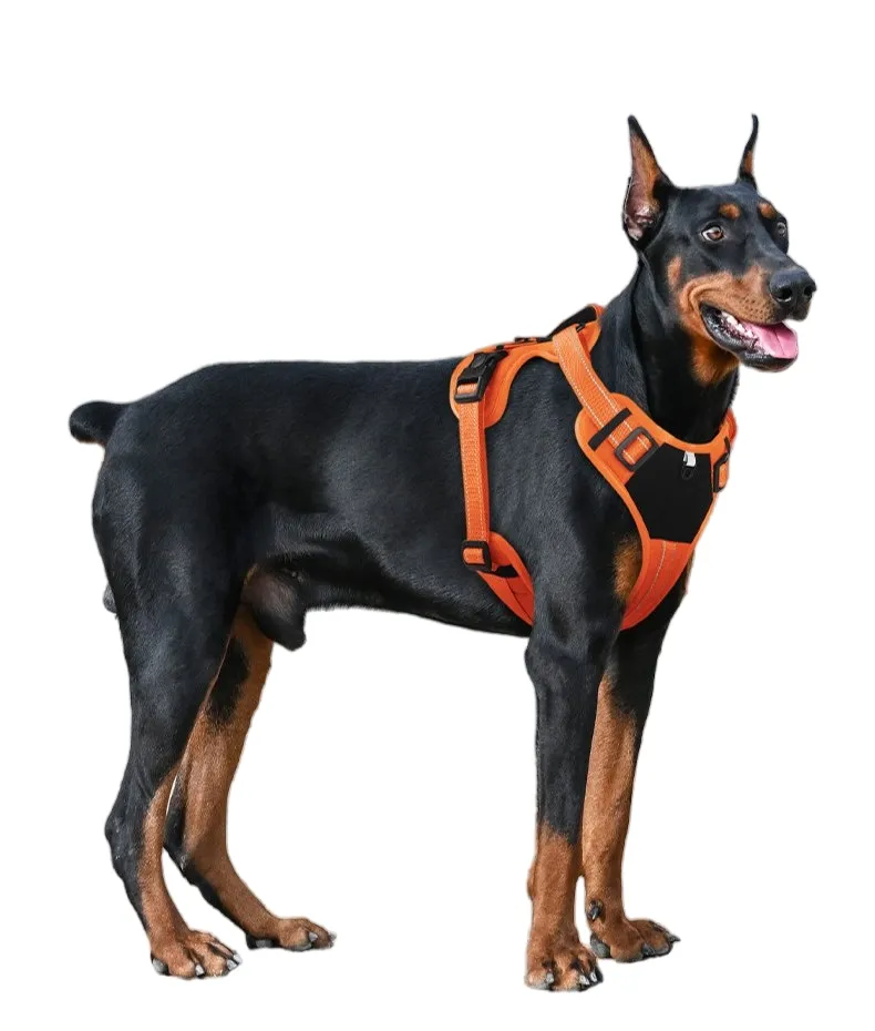 Chaleco ligero para perros sin tirones con tira reflectante
