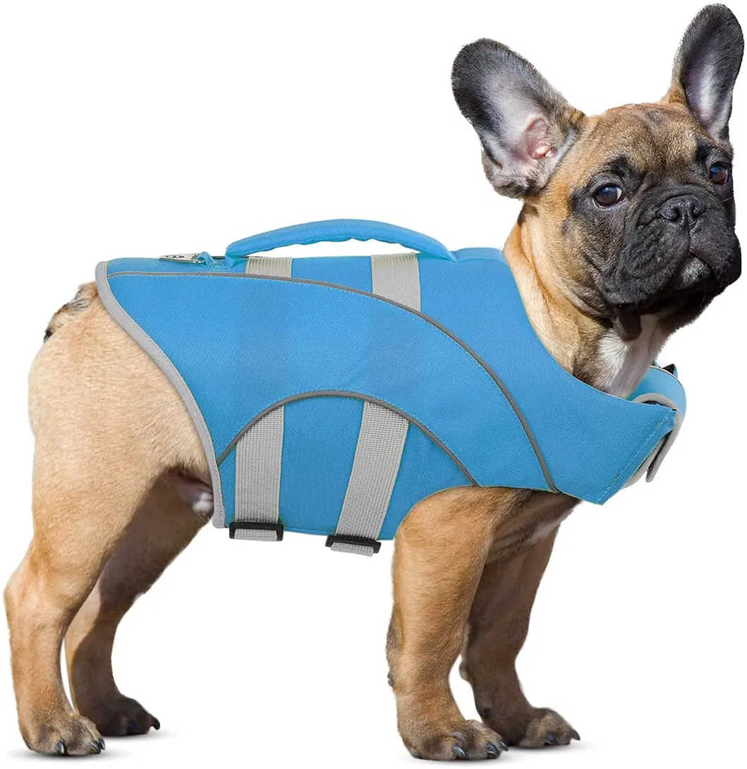 Chaleco salvavidas para perros reflectante, ajustable y seguro para mascotas