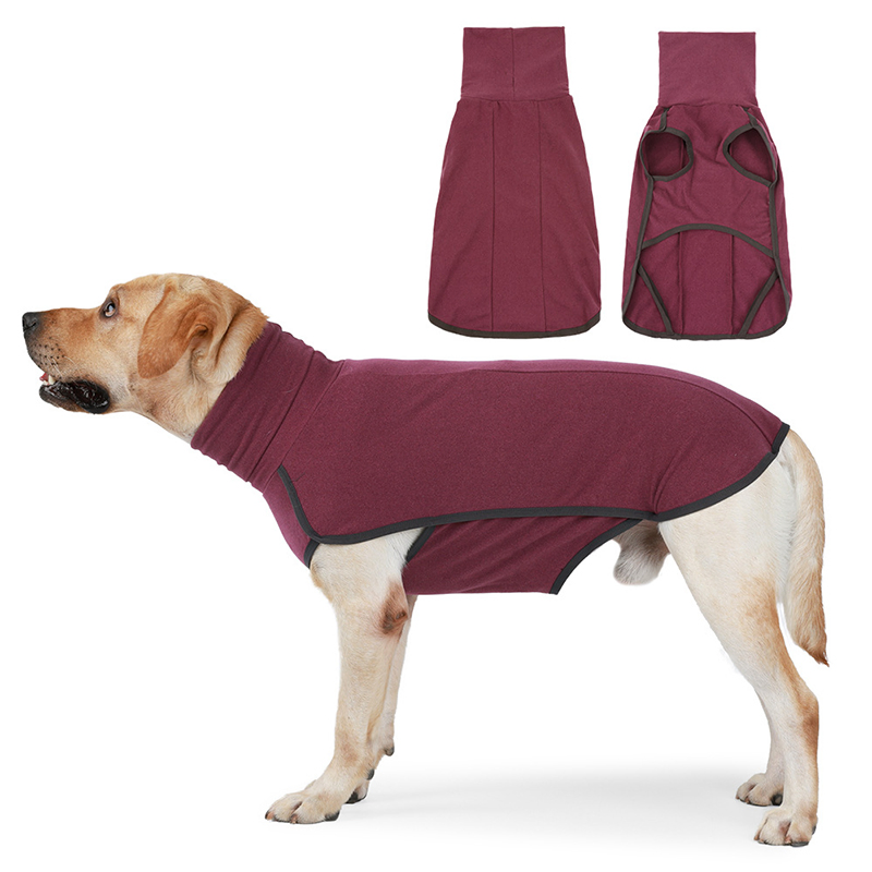 Cross-Border Autumn and Winter New Dog Clothes Warm Home Dog High Collar Sweater Cotton Clothing Pet Clothing Dog Clothes