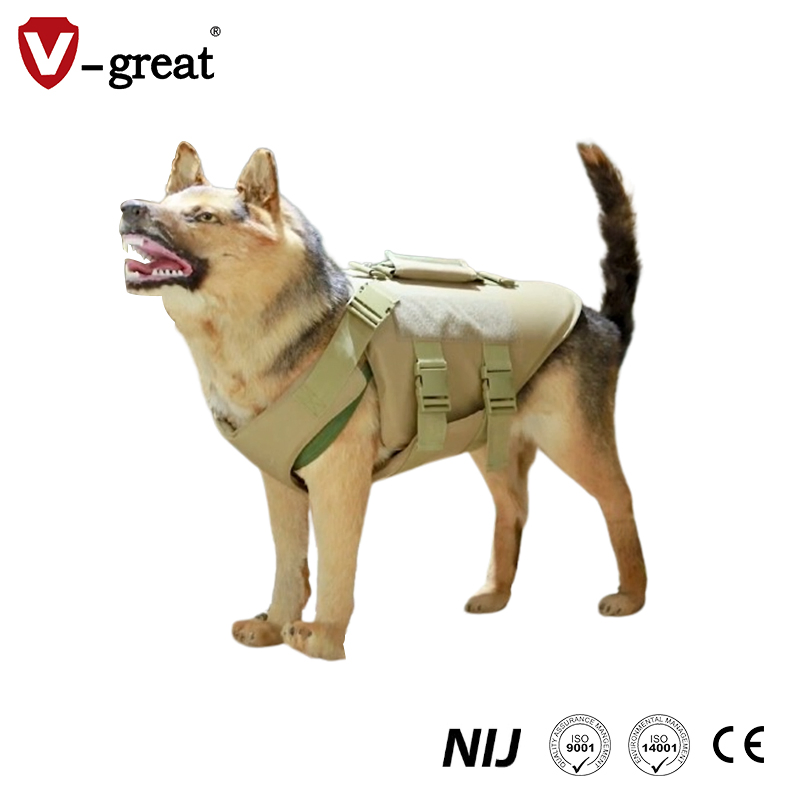 Aramid/PE Ud Chaleco Táctico de Seguridad para Perros de Entrenamiento Duro
