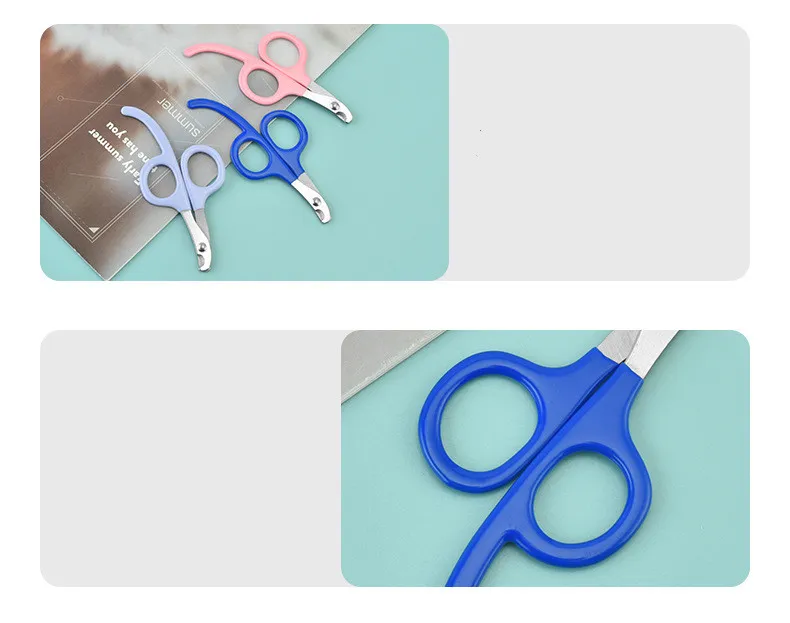 Tijeras mini para uñas de gato y perro para el cuidado y la limpieza de mascotas